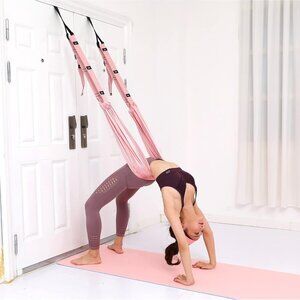 Leg Stretcher Strap Aerial Rope Stretching Strap Fitness Belt(1 Pack(Any Color))